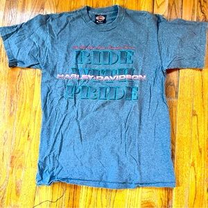 Vintage Harley Tee Ride with Pride